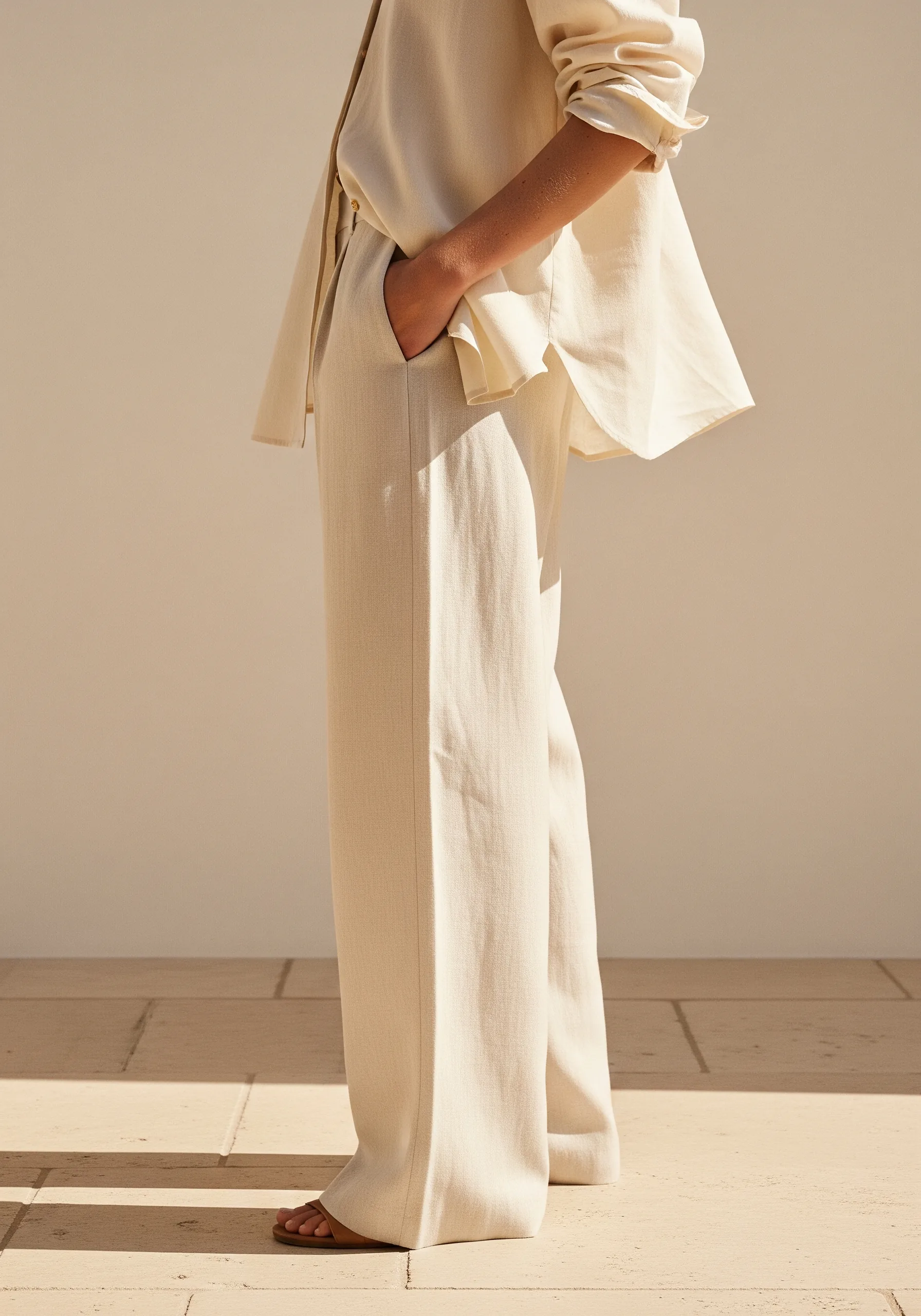 Linen Trousers view 3